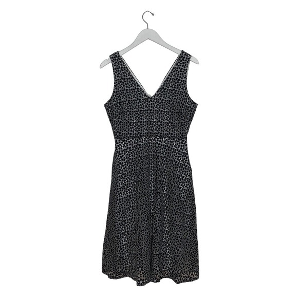 DKNY Women's Navy/White Sleeveless A-Line Dress Size 4‎ NEW - Picture 1 of 4